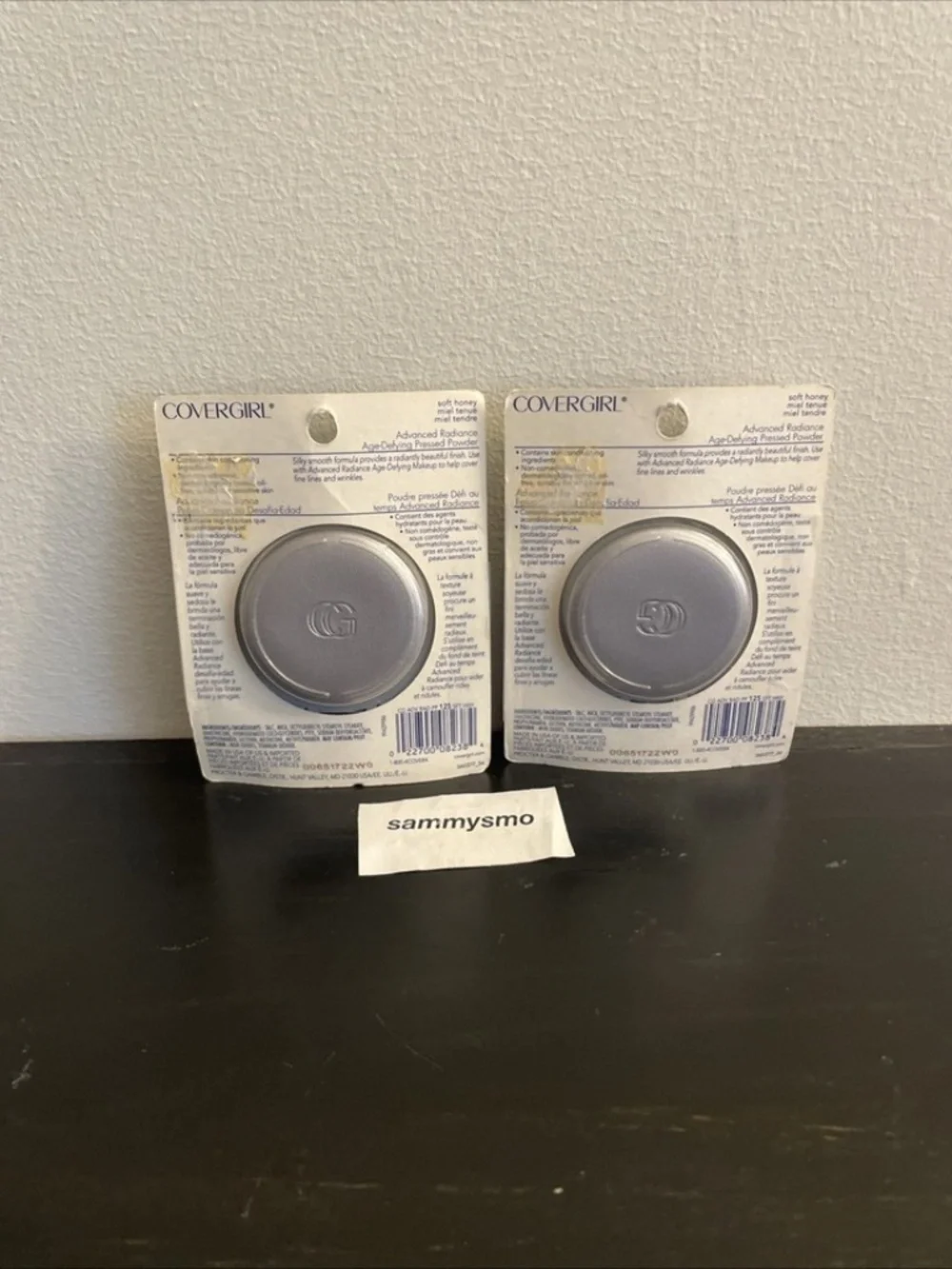 Covergirl Advanced Radiance Age Defying Pressed Powder, 125 Soft Honey x2